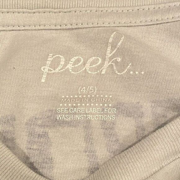 Peek Kids Long Sleeve Light Blue Graphic T Shirt Support Your Local‎ Moose 4/5 - Picture 4 of 4